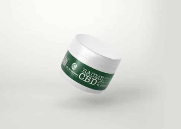 packaging baume au CBD 4%