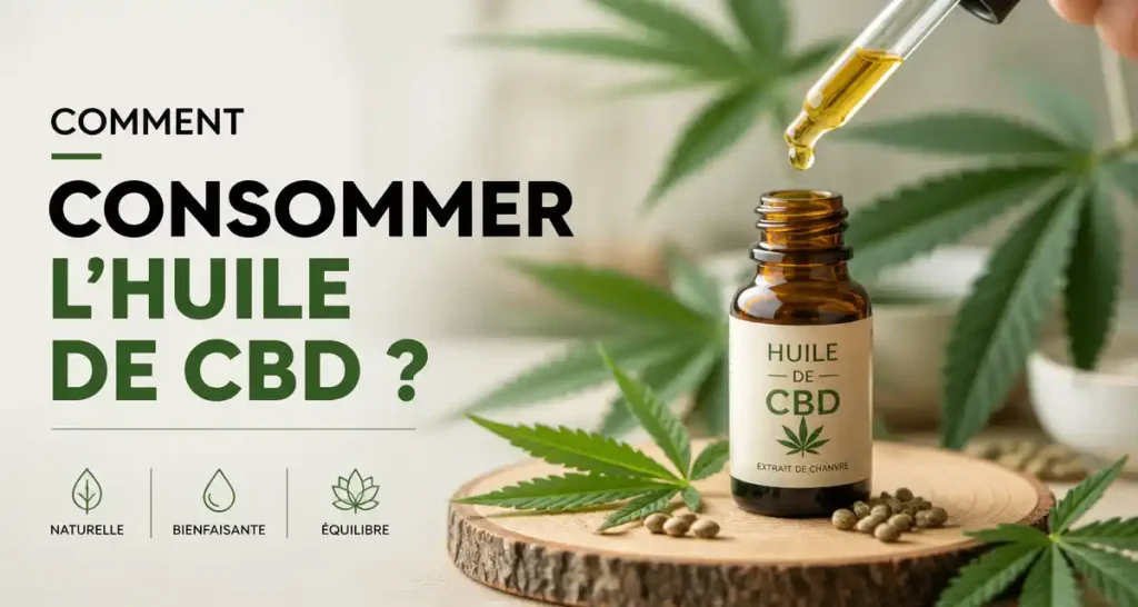 Comment consommer l’huile de CBD ?