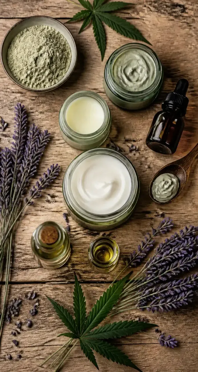 Cosm&eacute;tiques bio et produits au CBD naturels