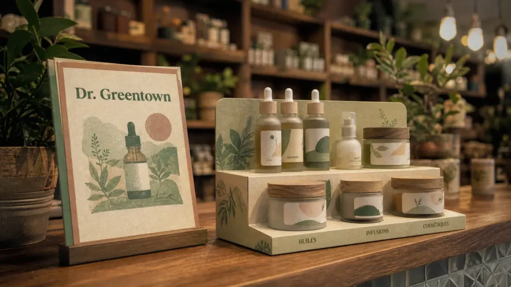 Dr. Greentown à Lyon : boutique CBD, produits variés et conseil sur place