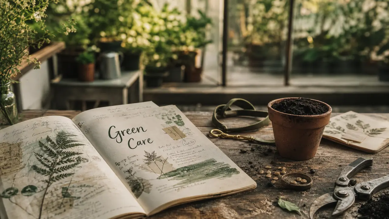 Green care : carnet, graines et serre-jardin, soin par la nature