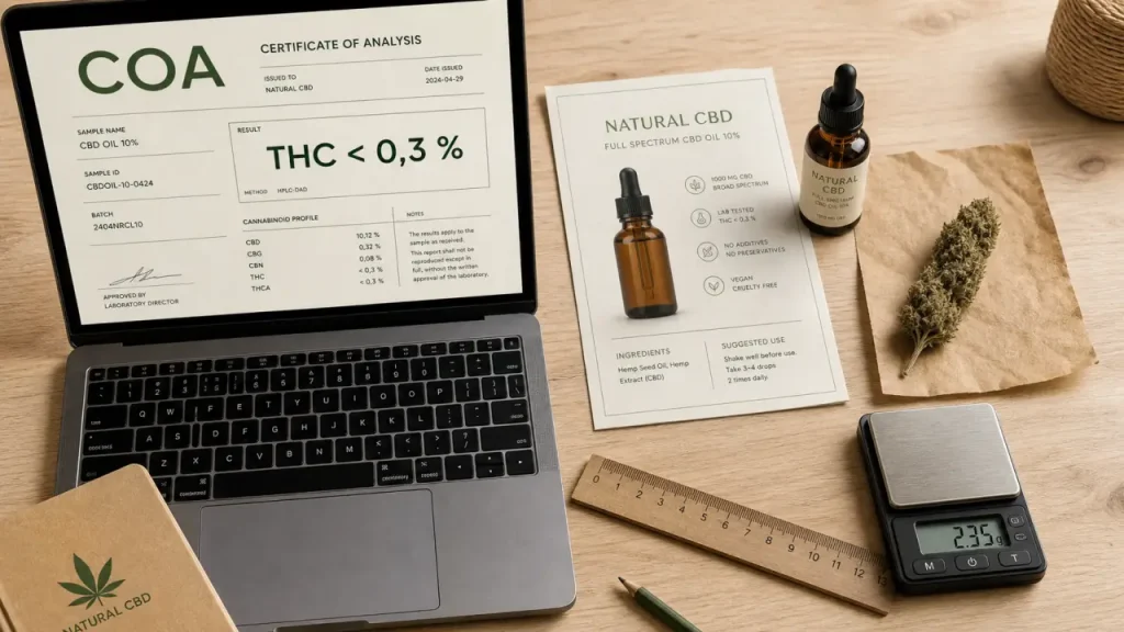Green CBD : petits prix, THC < 0,3 % et certificats à vérifier avant d’acheter