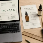 Green CBD THC < 0,3 % et certificat COA à vérifier