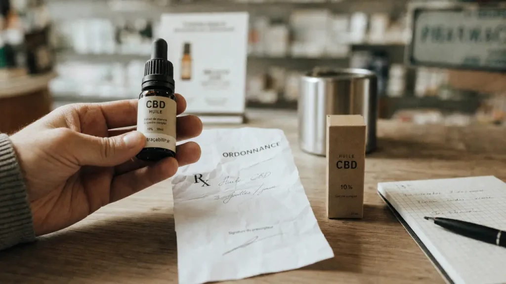 CBD en pharmacie pour la douleur : concentration, THC, composition et forme à vérifier avant d’acheter