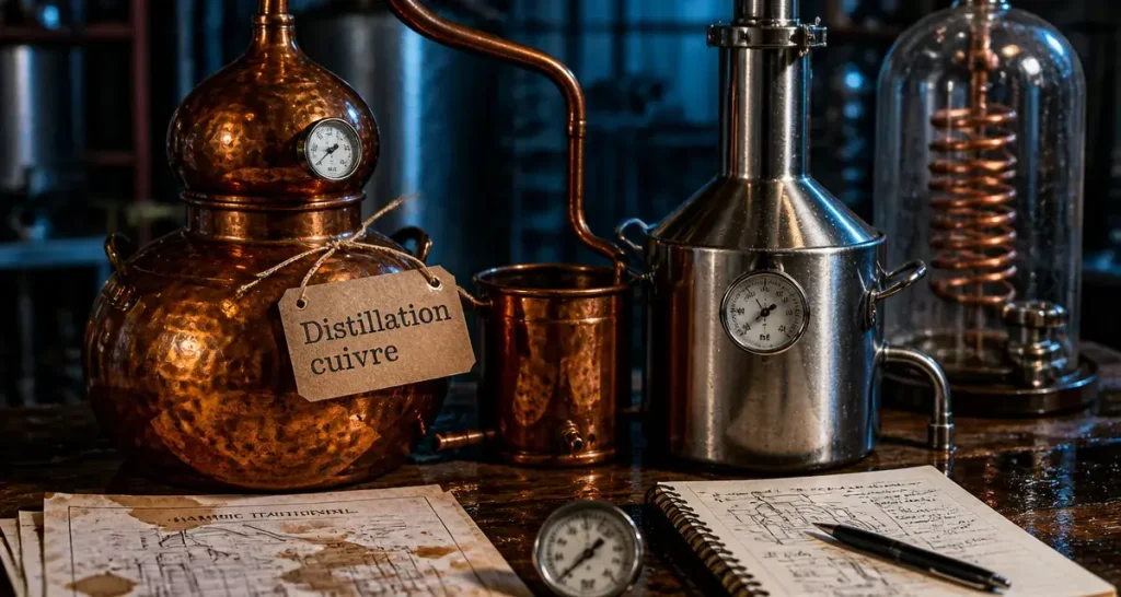 Alambic pour huiles essentielles : choisir entre cuivre et inox selon vos objectifs de distillation