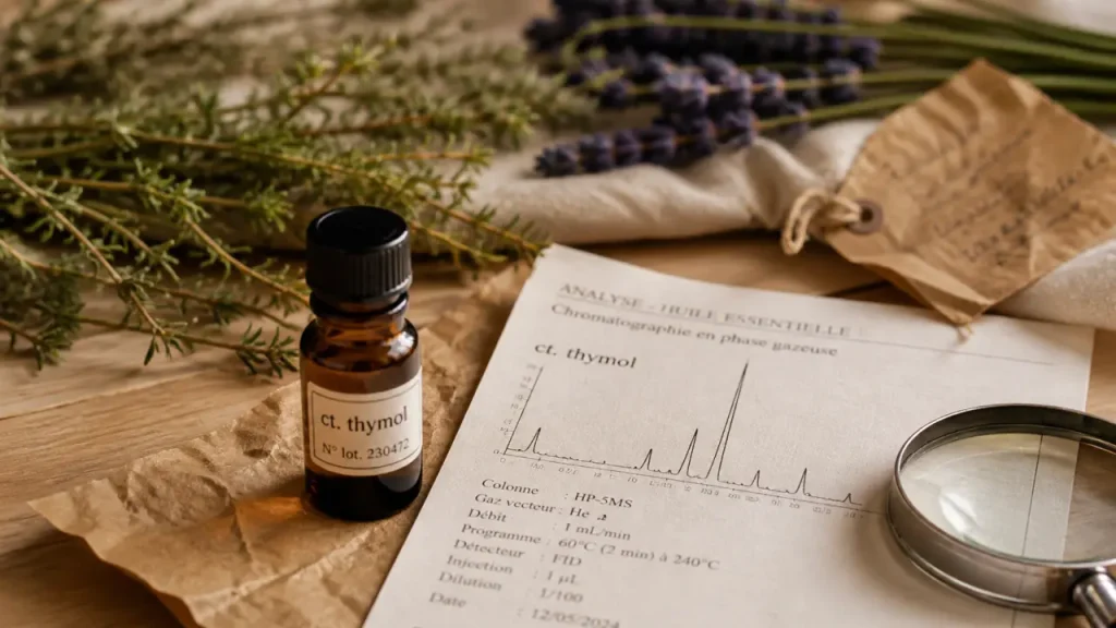 Huiles essentielles chémotypées : la précision qui évite les mauvaises substitutions