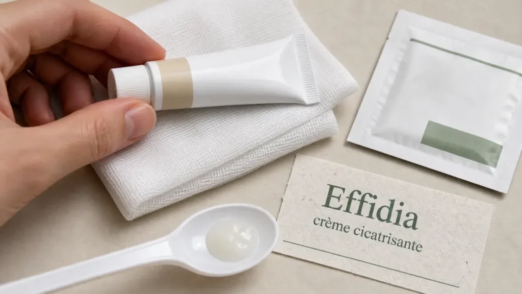 Effidia crème visage : une crème cicatrisante locale, pas un soin beauté