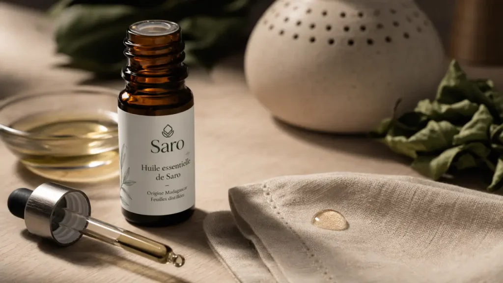 Saro ou Ravintsara : quelle huile essentielle choisir pour le nez bouché et les bronches encombrées ?