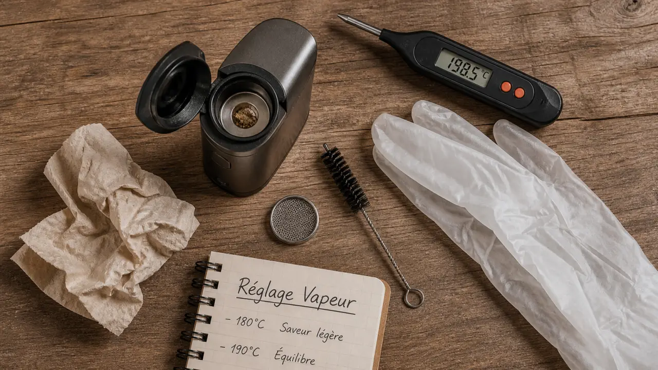 Vaporisateur cbd et thermomètre : bon réglage de température pour une vapeur propre