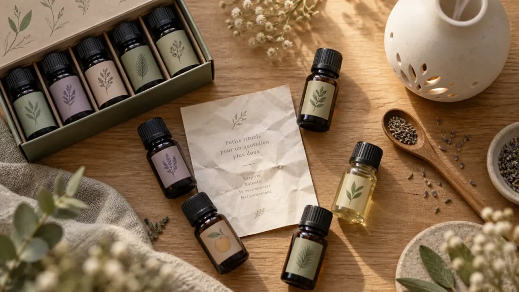 Un coffret d’huiles essentielles simplifie l’aromathérapie, à condition de bien le choisir