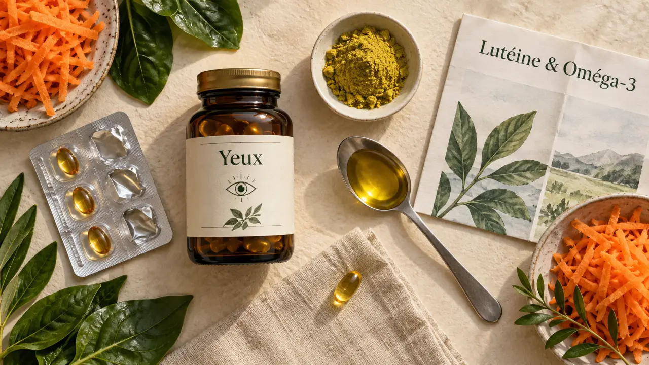 Compléments alimentaires yeux : lutéine et oméga-3
