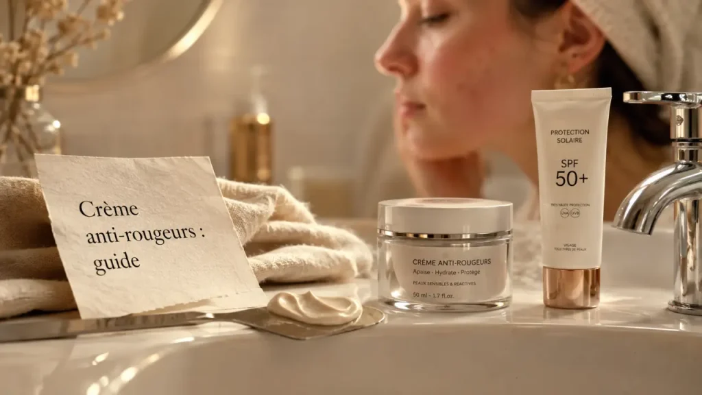 Crème anti-rougeurs visage efficace : les actifs, le SPF et les erreurs qui entretiennent les flushs