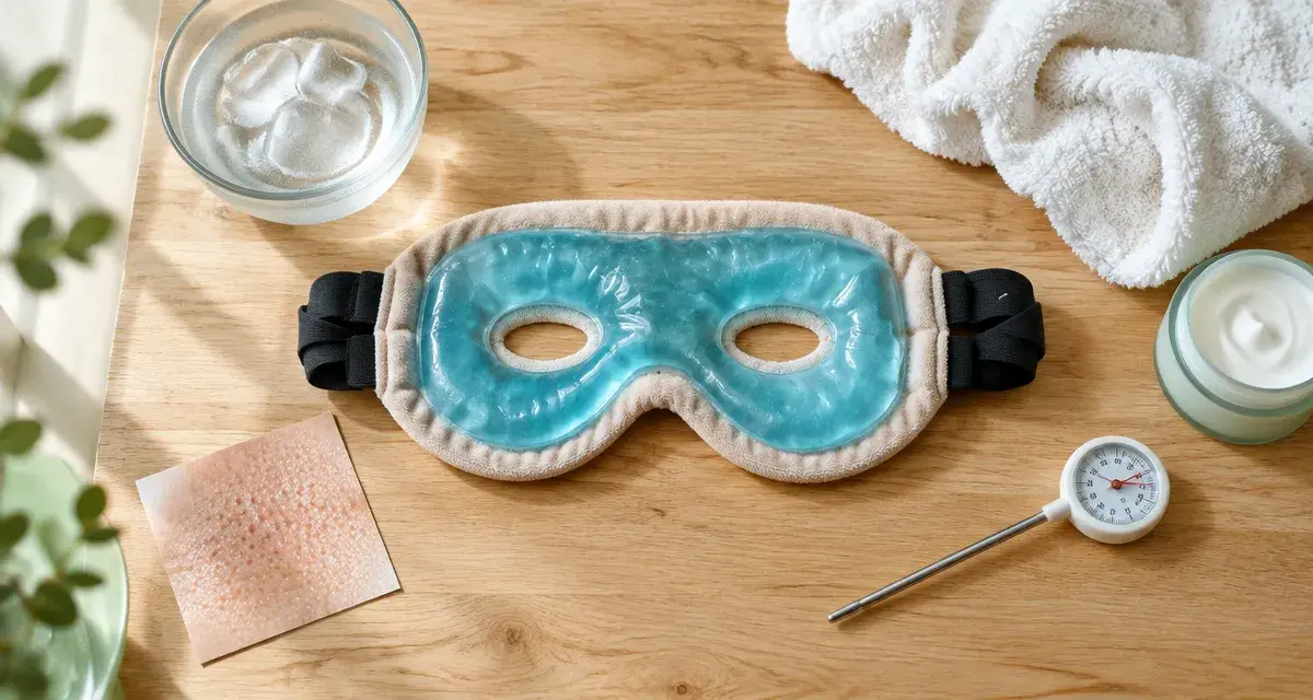 Masque froid visage : réglage du réfrigérateur pour protéger la peau