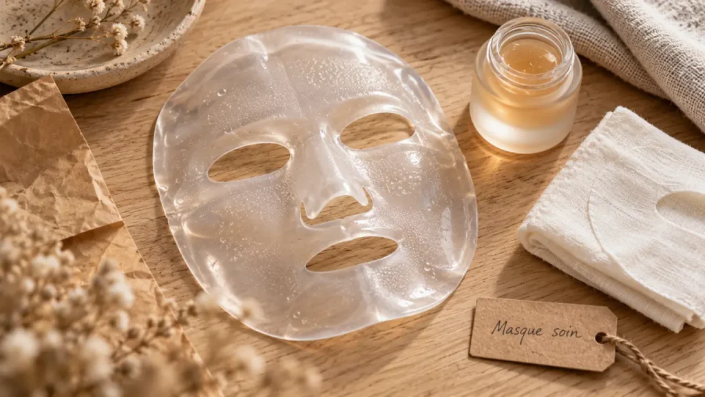 Masque silicone visage : retenir l’humidité sans promettre une meilleure absorption